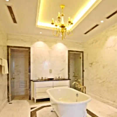 Ốp tường đá marble Trắng Volakas