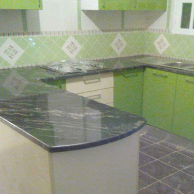 Đá granite Đen Brazil ốp mặt bếp